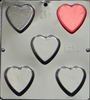 3034 Plain Heart Chocolate Candy Mold