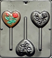 3045 Heart with Rose Pop Lollipop
Chocolate Candy Mold