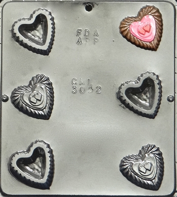 3052 Heart Box Chocolate Candy Mold