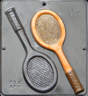 308 Tennis Racquets Chocolate Candy Mold