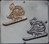 312 Skier Chocolate Candy Mold