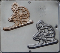 312 Skier Chocolate Candy Mold