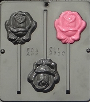 3312 Rose Lollipop Chocolate Candy Mold