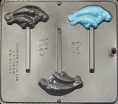 3347 Manatee Lollipop Chocolate Candy Mold