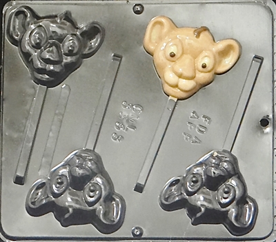 3353 Lion King Baby Lion Lollipop Chocolate Candy Mold