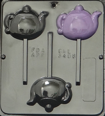 3408 Tea Pot Lollipop Chocolate Candy Mold