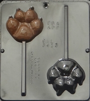 3413 Dog's Paw Pop Lollipop Chocolate Candy Mold