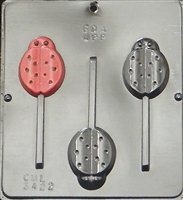 3422 Lady Bug Lollipop Chocolate Candy Mold