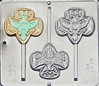 3432 Girl Scout Lollipop Chocolate Candy Mold