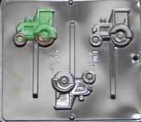 3439 Tractor Lollipop Chocolate Candy Mold