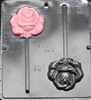 3447 Rose Lollipop Chocolate Candy Mold