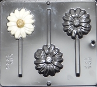 3448 Daisy Flower Lollipop Chocolate Candy Mold