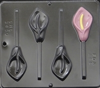 3450 Calla Lily Lollipop Chocolate Candy Mold