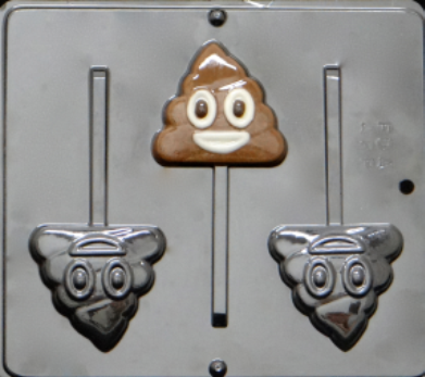 3458 Poop Emoji Chocolate Candy Mold