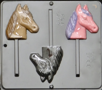 3466 Horse Pony Lollipop Chocolate Candy Mold