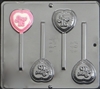 3468 Sweet 16 Lollipop Chocolate Candy Mold