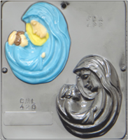 420 Mary with Baby Jesus Chocolate Candy Mold