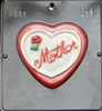 5001 Mother on Heart Chocolate Candy Mold