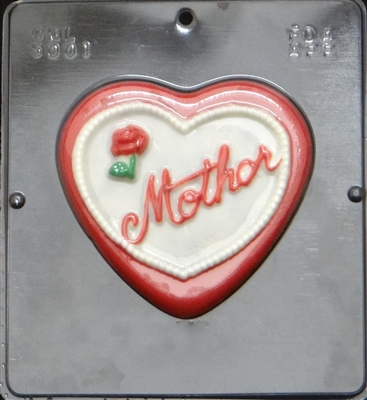 5001 Mother on Heart Chocolate Candy Mold