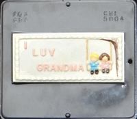 5004 I Luv Grandma Card Chocolate Candy Mold