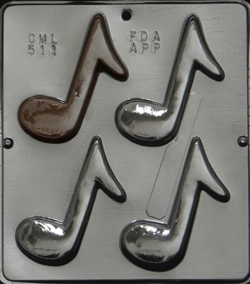 511 Musical Notes Chocolate Candy Mold