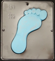 546 Large Foot Chocolate Candy Mold