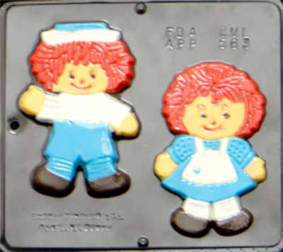 563 Ann & Andy Chocolate Candy Mold