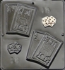 593 Playing Cards & Dice Chocolate Candy Mold