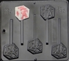 640 Baby Block Lollipop Chocolate Candy Mold