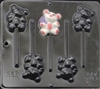 642 Teddy Bear Lollipop Chocolate Candy
Mold