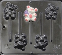 642 Teddy Bear Lollipop Chocolate Candy
Mold