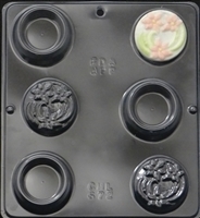 672 Box with Flower Cover Chocolate Candy Mold