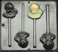 680 Angel with Wedding Rings Lollipop Chocolate Candy
Mold