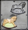 688 Rocking Horse Chocolate Candy Mold