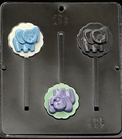 697 Baby Elephant Lollipop Chocolate Candy Mold