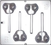 754 Set of Female Breasts/BOOBS Lollipop Chocolate Candy Mold