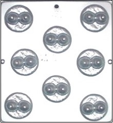 756 "Two Tits on Ritz" Chocolate Candy Mold