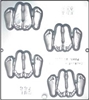 766 "Playing Footsie's " Chocolate Candy Mold