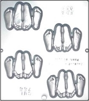 766 "Playing Footsie's " Chocolate Candy Mold