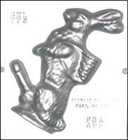 773 "Rabbit at Full Length" Chocolate Candy Mold