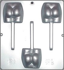 775 Naked Butt Lollipop Chcocolate Candy Mold