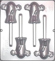 778 Ghost with Penis Lollipop Chocolate Candy Mold