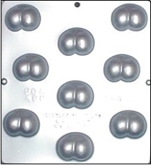 784 Butt Cheeks Chocolate Candy Mold