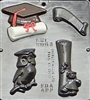 8003 Graduation Assortment Chocolate Candy Mold