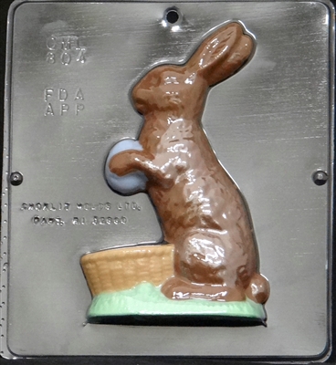 804 Bunny 7" Facing Left Chocolate Candy Mold