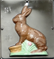 806 Bunny 7 1/4" Facing Left Chocolate Candy Mold
