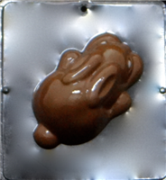 810 Bunny Top View Chocolate Candy Mold