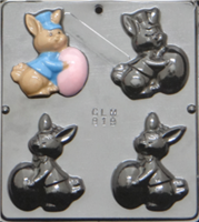 819 Bunny & Egg Chocolate Candy Mold