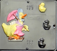 823 Mother Duck & Chicks Chocolate Candy Mold