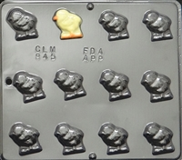 845 Chick Pieces Chocolate Candy Mold